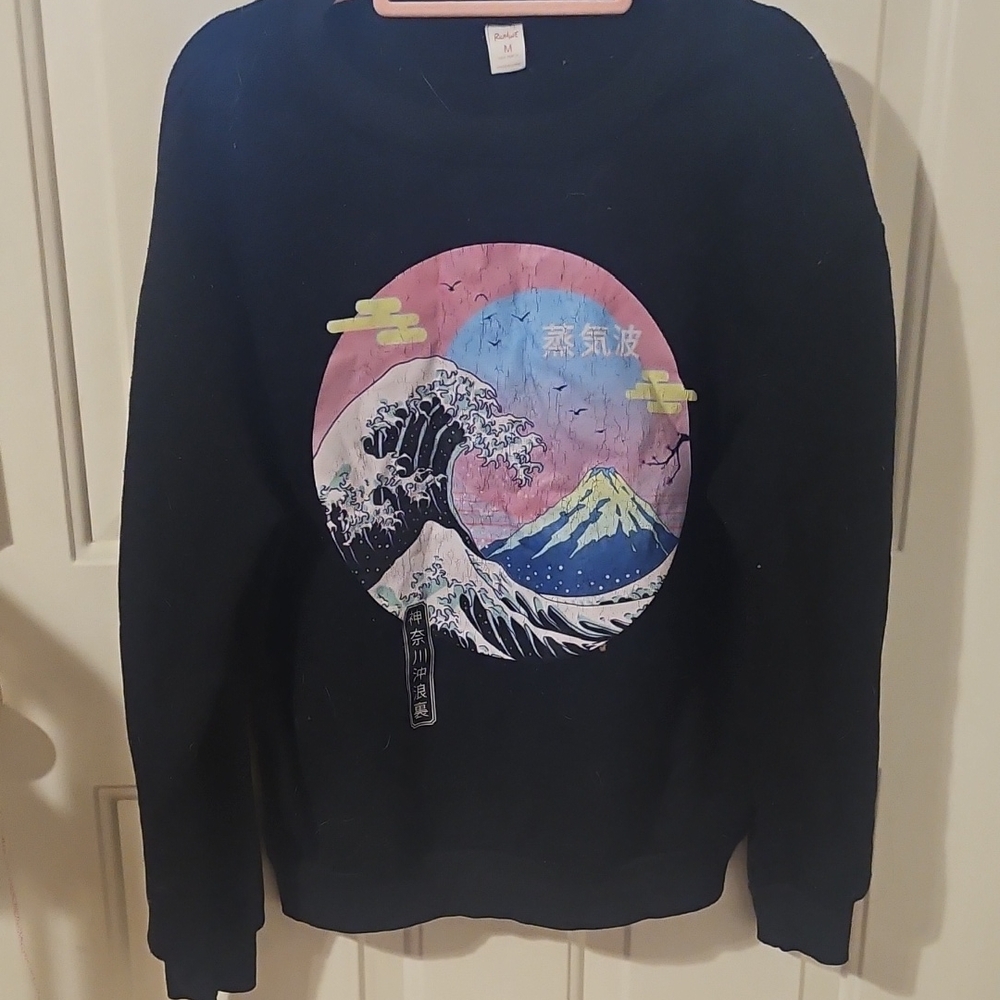 Black Greatwave Sweatshirt